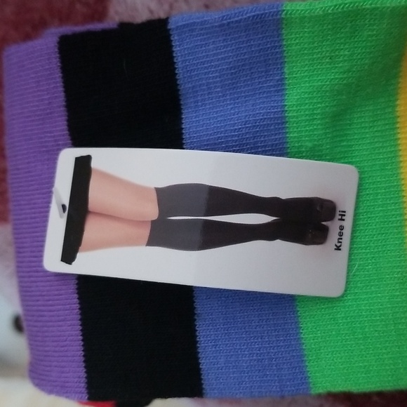 Leg Life Knee High Rainbow Socks - Picture 4 of 4